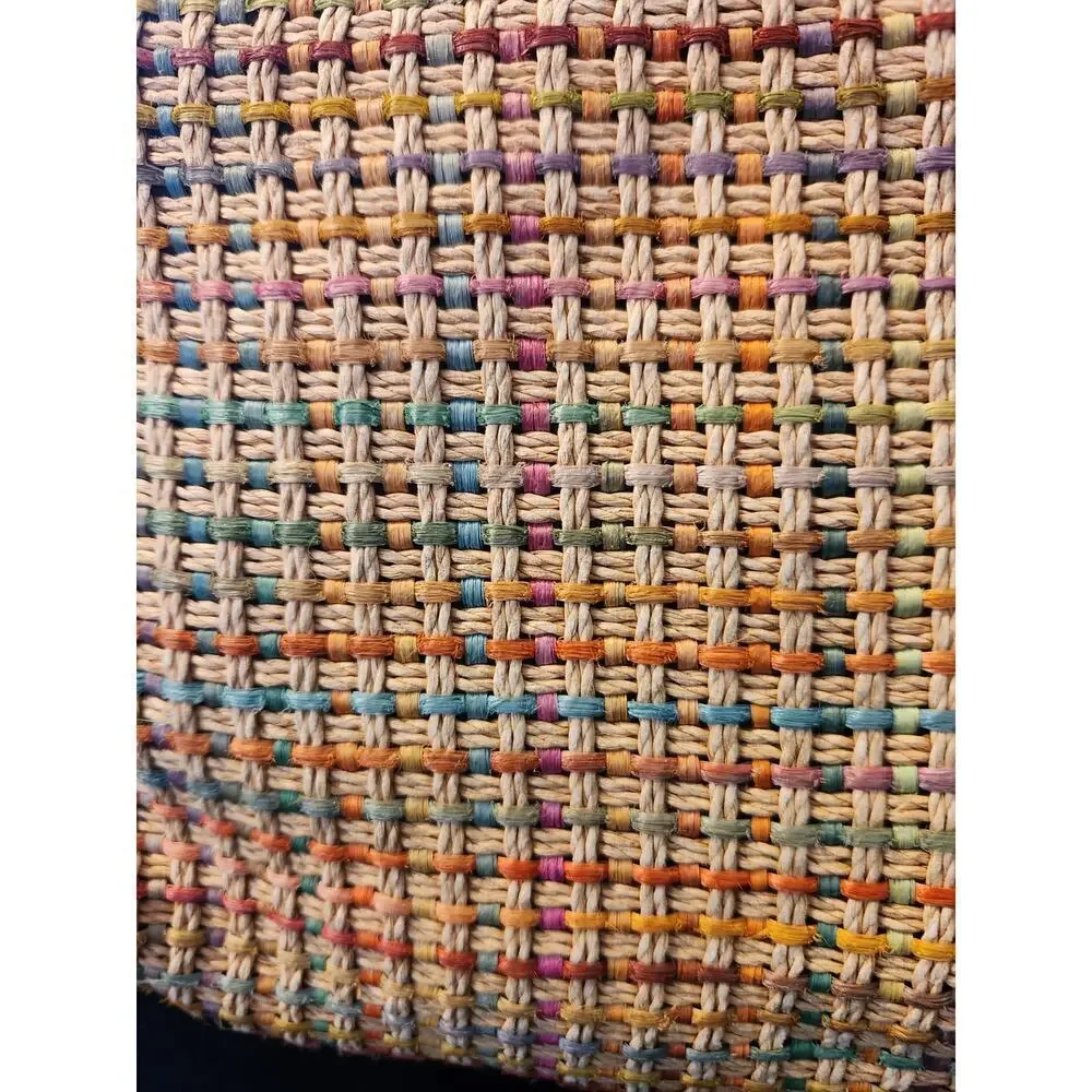 Fossil woven jute crossbody shoulder bag boho summer‎